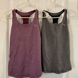 2 Puma work out tanks Sz Small